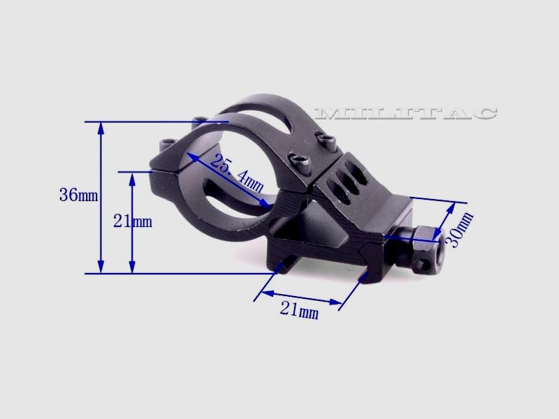Maximtac 02.020 Montage Ring 25,4mm 45° Versetzung