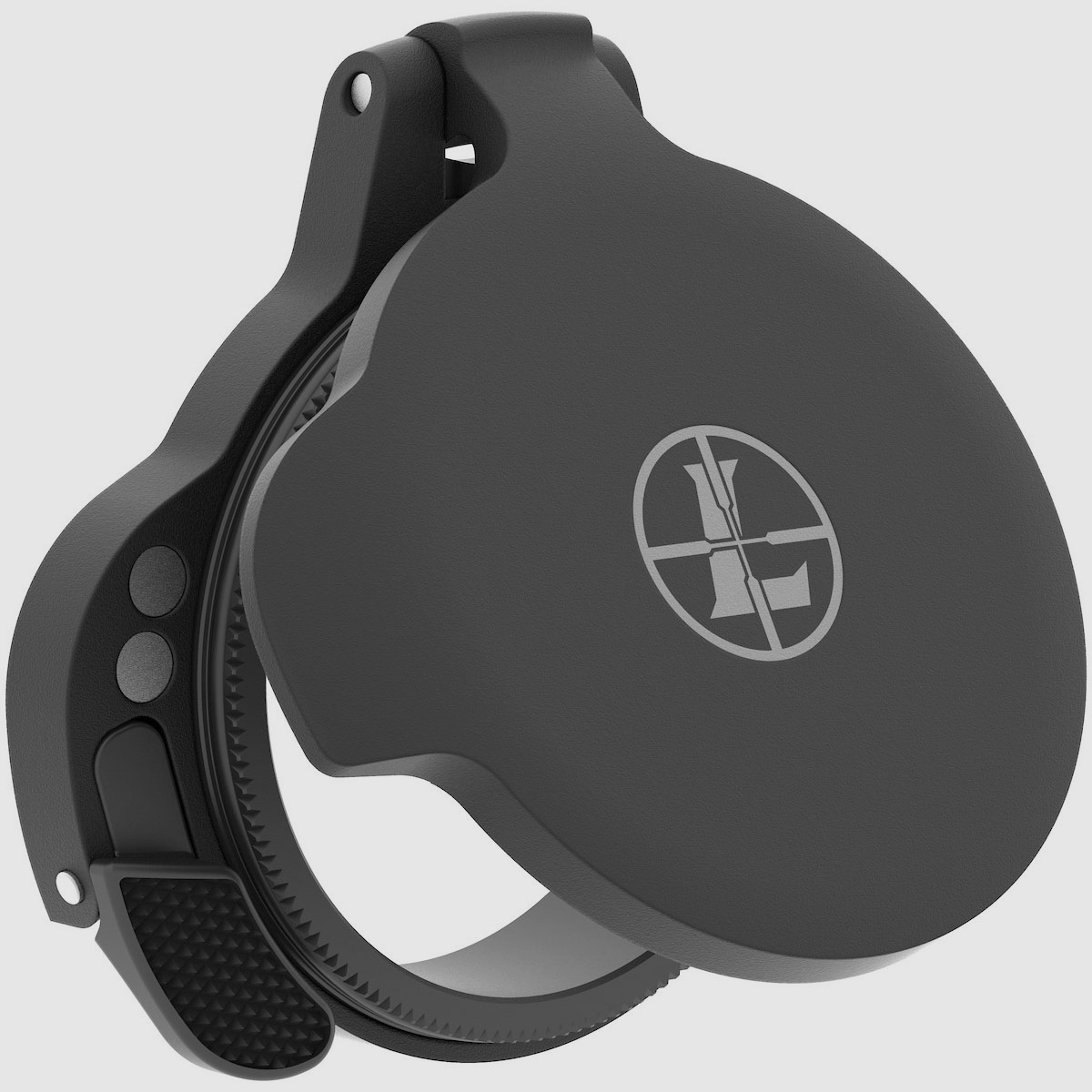 LEUPOLD ALUMINA FLIP-BACK LINSENABDECKUNG /OBJEKTIV STANDARD OBJEKTIVDECKEL MATT