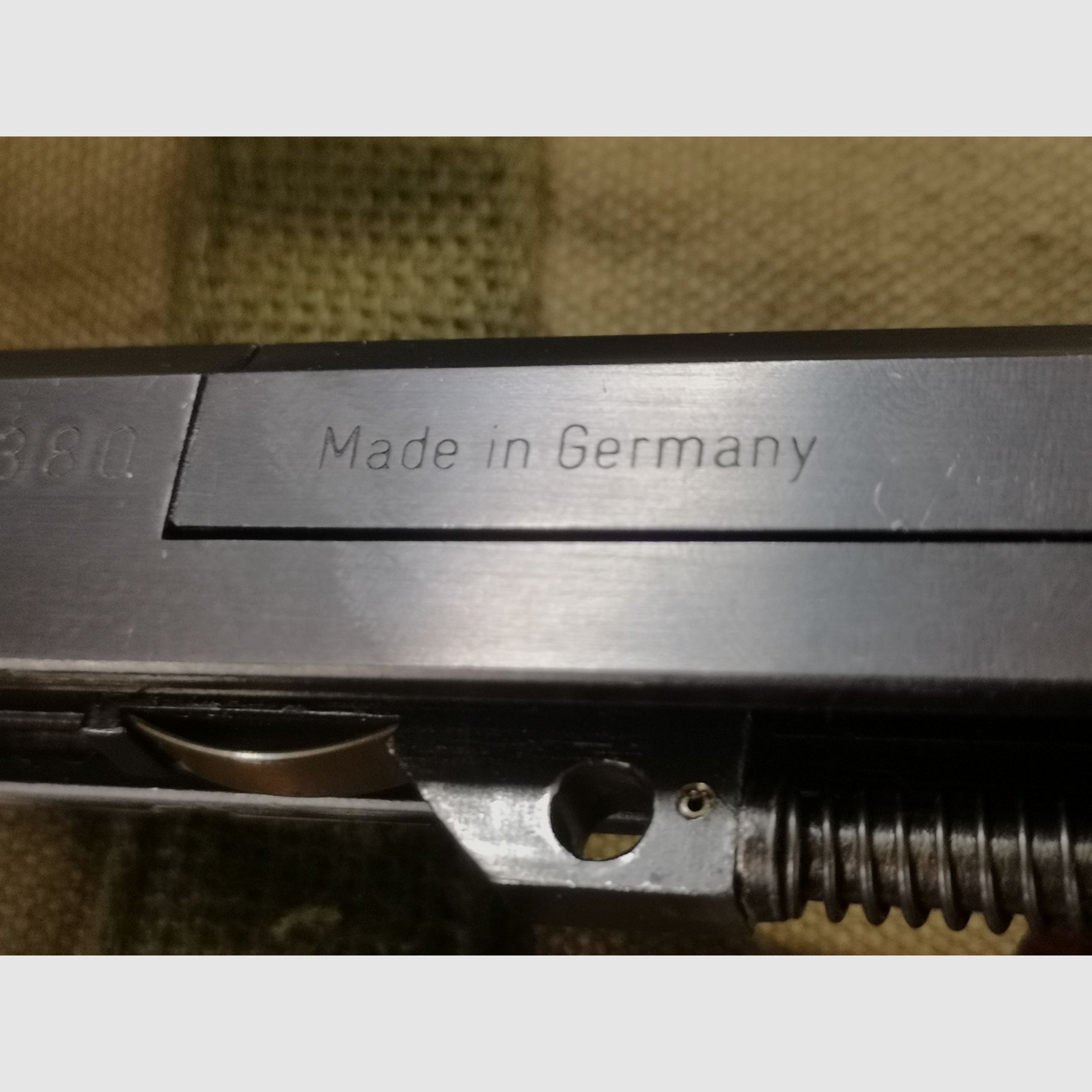 Browning High Power 9mm Para mit WS Peters Stahl PSWIII .22lr