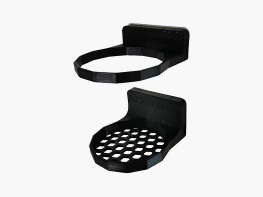 Gunshome uG magnet holder set for silencers, two-piece set for gun cabinet