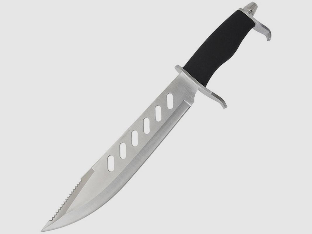 Bowie knife with a sturdy blade