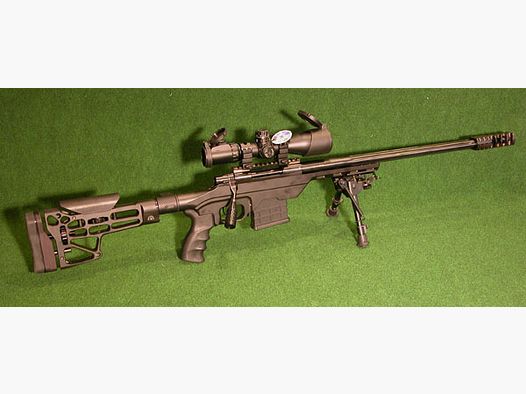 Accuracy HOWA 1500 Kal. .223 Rem Sniper Custom-Made LSS Skeleton Klappschaft 4-K Bremse ZF UTG-Swat