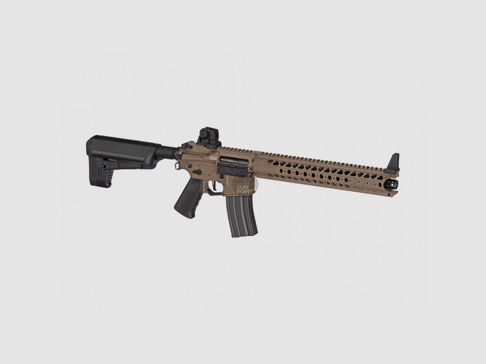 Softair - Gewehr - KRYTAC - War Sport LVOA-S S-AEG - ab 18, ber 0,5 Joule - Dark Earth