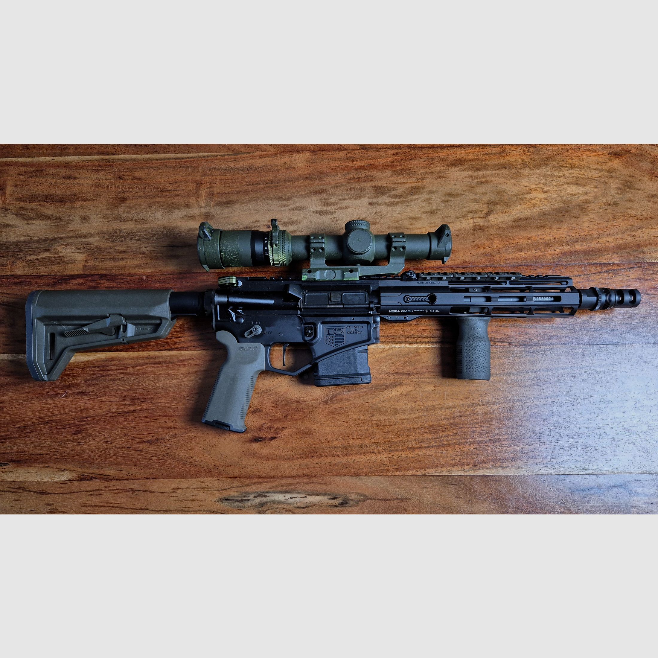 AR15 Diamondback DB15 300 AAC Blackout 10" Magpul OD green Tuningwaffe