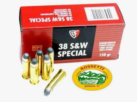 FIOCCHI 38 S&W SPECIAL 158gr SJSP