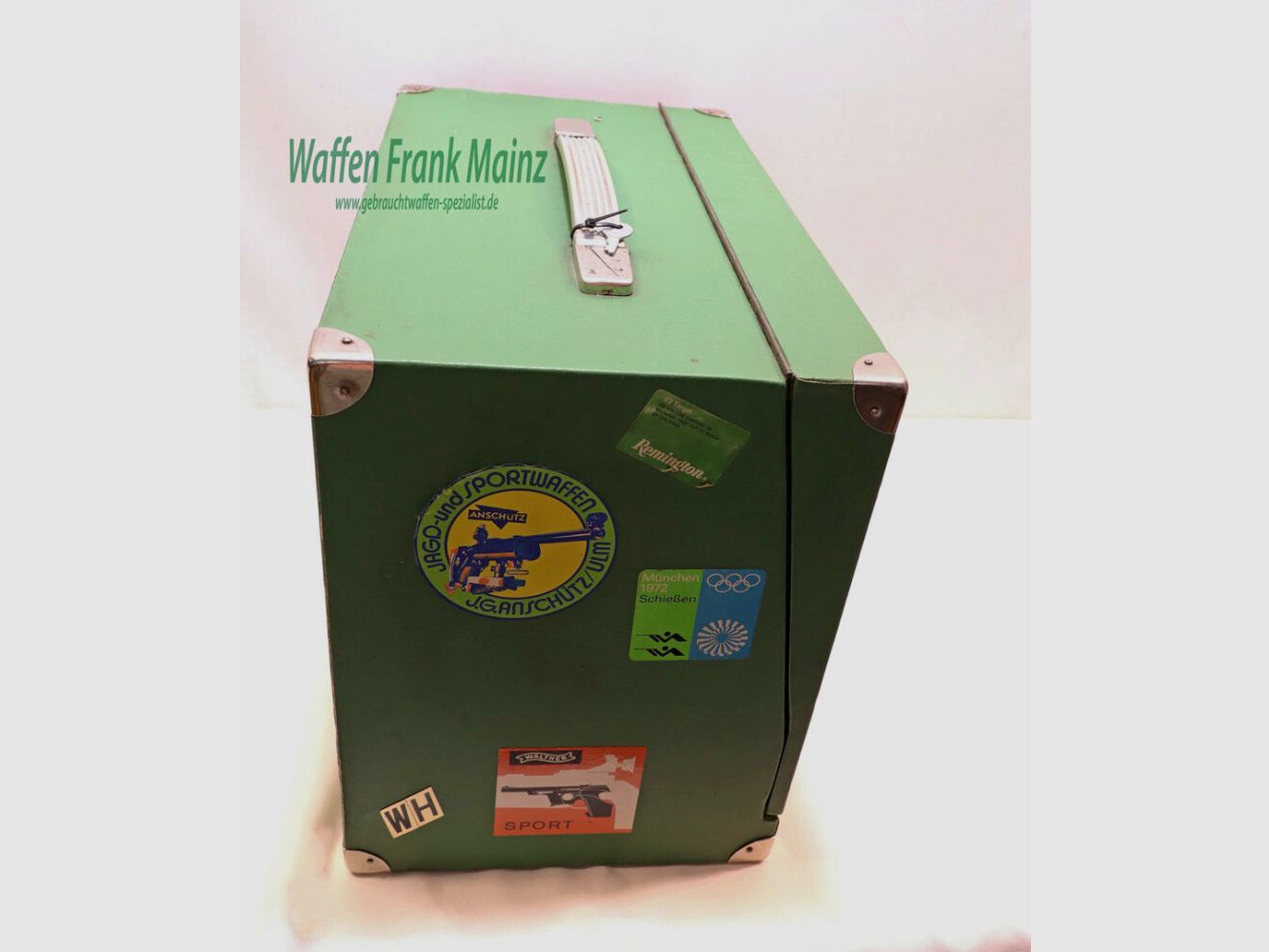 Cajas de Pistoleras de Madera Alemanas Diversas con Telescopio para 4 Pistolas