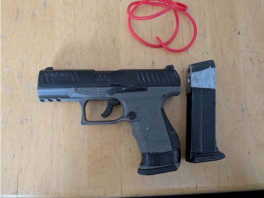 Co2 RAM Walther PPQ Cal. 43 Umarex training pistol real action marker paintball