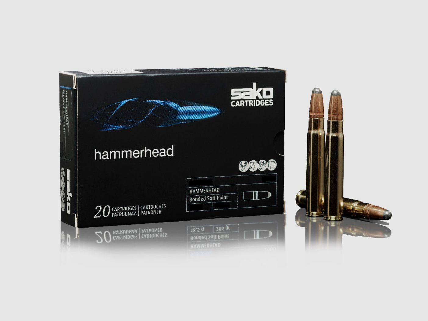 Sako Hammerhead munitie 8X57JS 13G, afbeelding 2 van 2