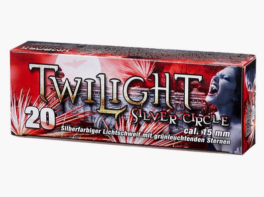 Umarex 4.1592 Twilight Silver Circle Lichtschweif mit grünen Leuchtsternen Pyro