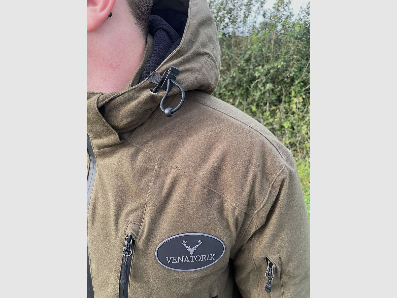 VENATORIX Verwarmde Jacht Jas Groen 'Pirsch' Unisex, afbeelding 7 van 11
