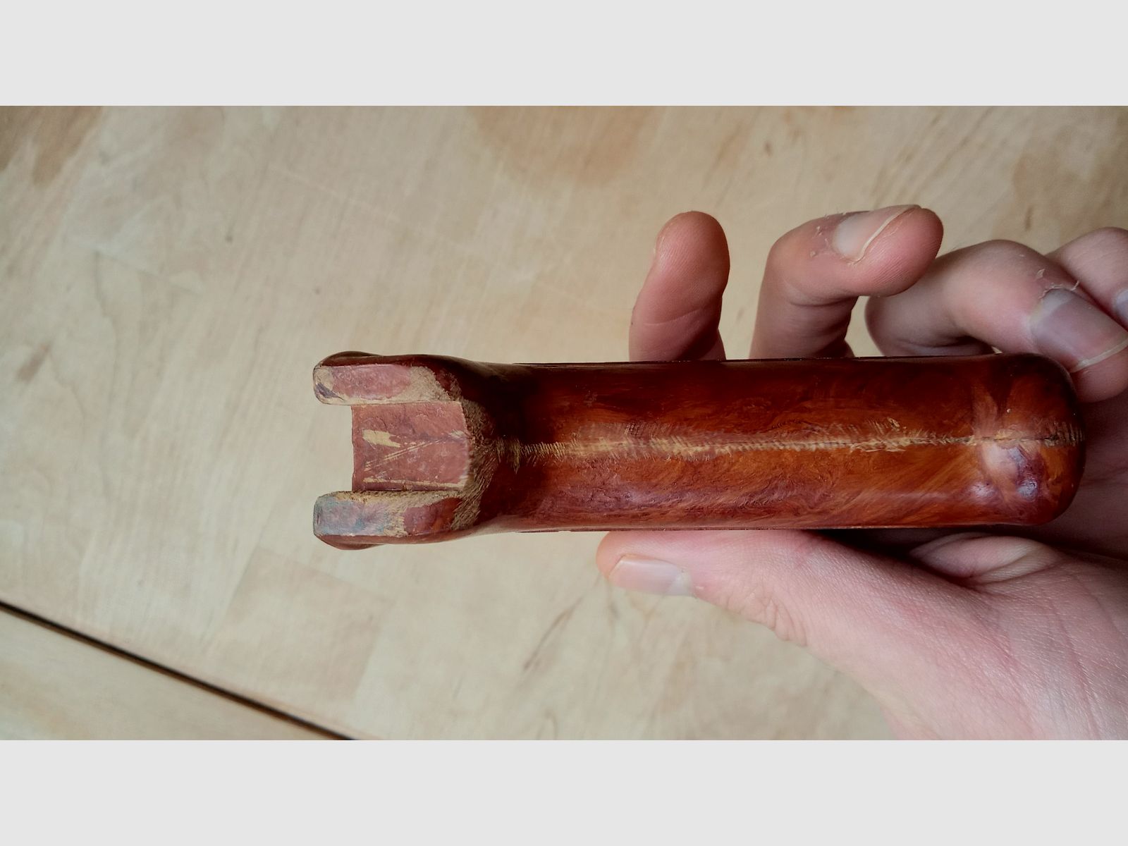 PKM / RPK impugnatura in AG4 fibra di vetro Bakelite, probabilmente russa o bulgara / adatta anche per AK e cloni.