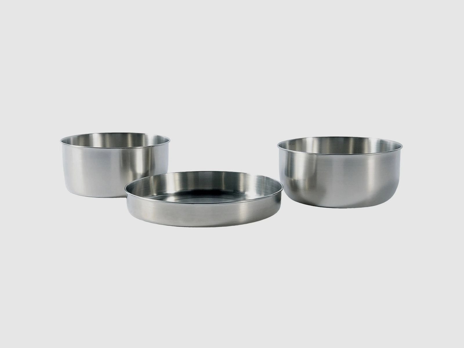Set de casseroles en acier inoxydable Tatonka Camping