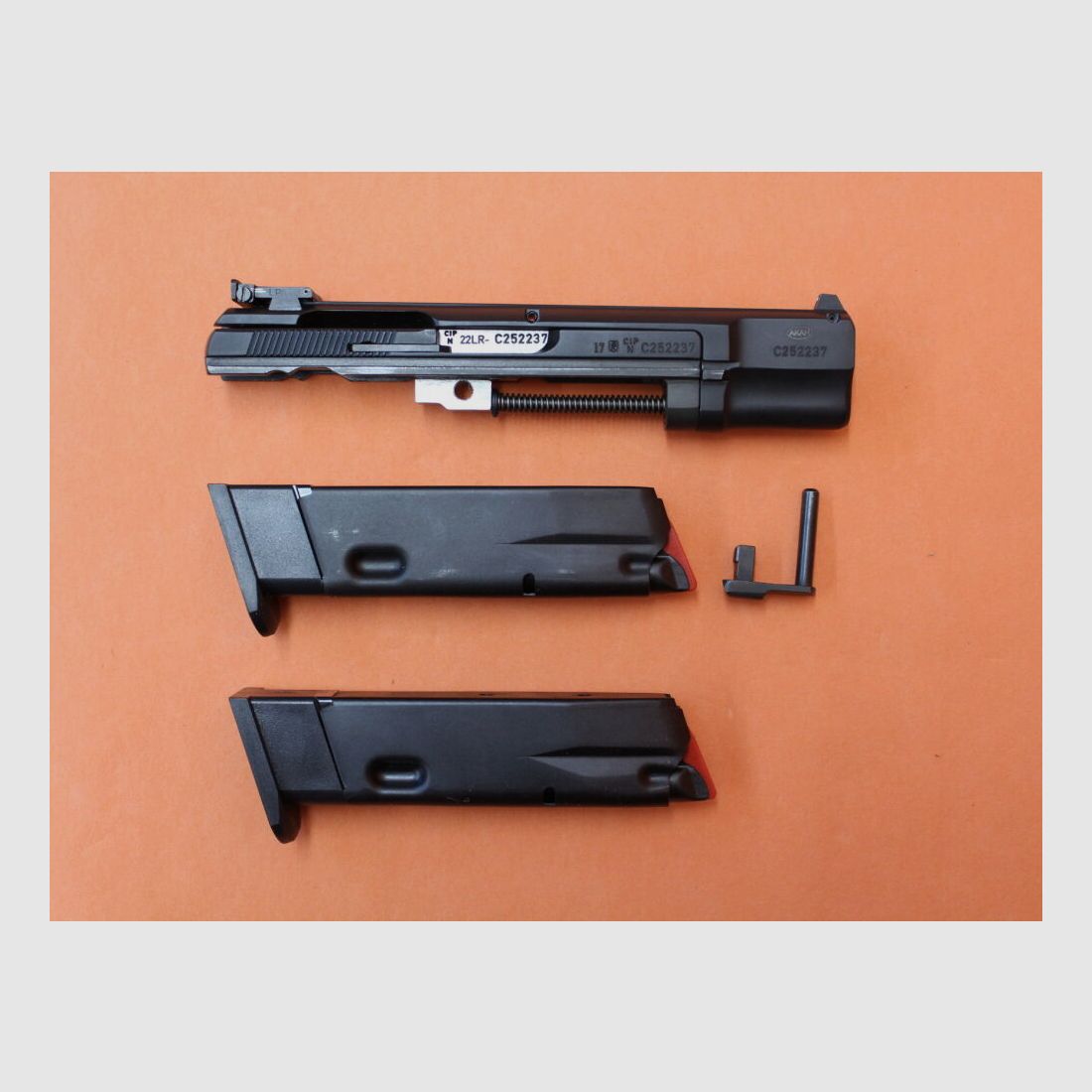Waffen Oschatz + CZUB Ha.Pistole 9mmLuger CZ75 Sport II 6" SET incl. Kadet2 Wechselsystem .22lr (9mmPara/9x19 + .22.l.f.B)