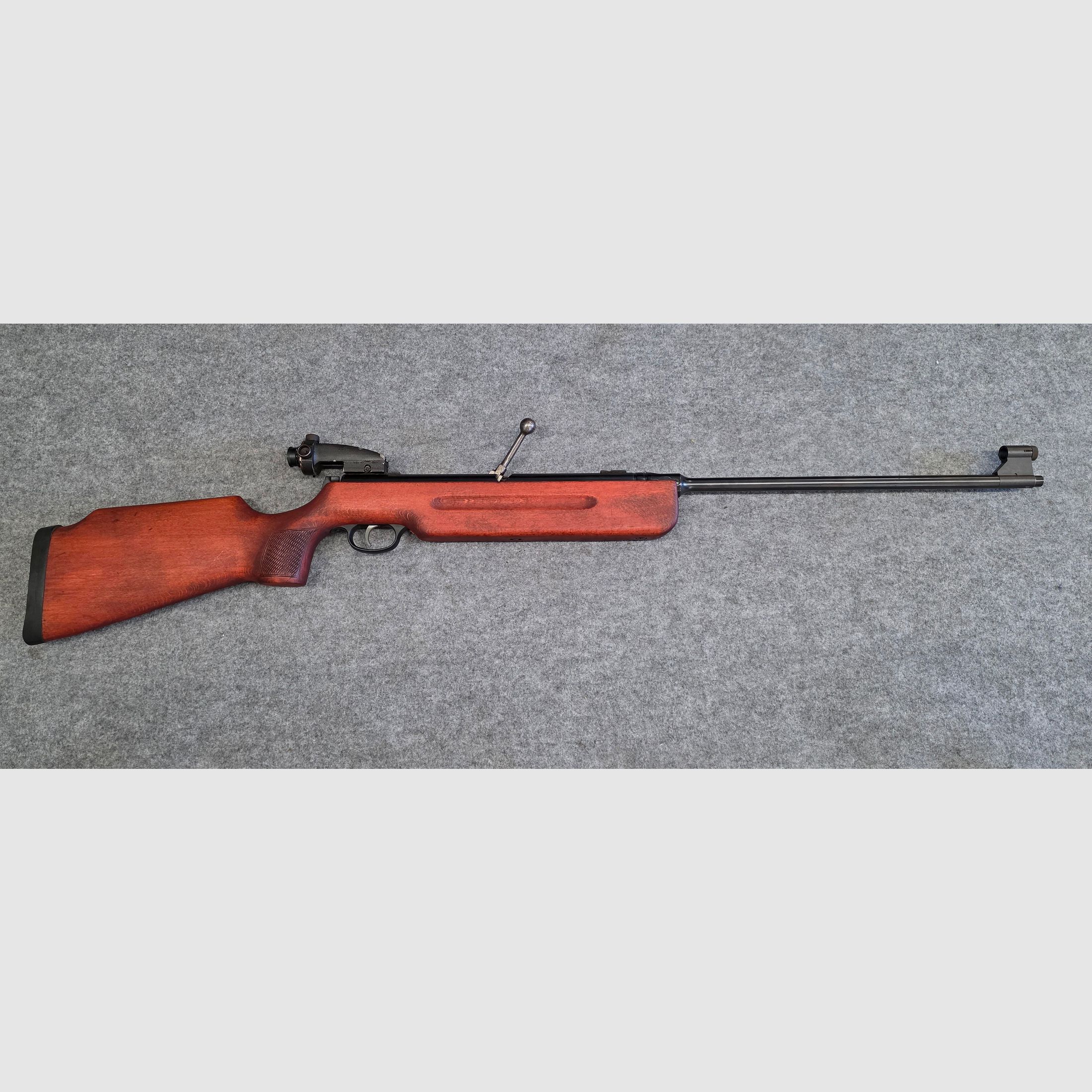 Q1 Slanted grain tunnel holder Haenel Mod. 3.112 with diopter and fine trigger loader cal. 4.5mm Diabolo 311 - 2