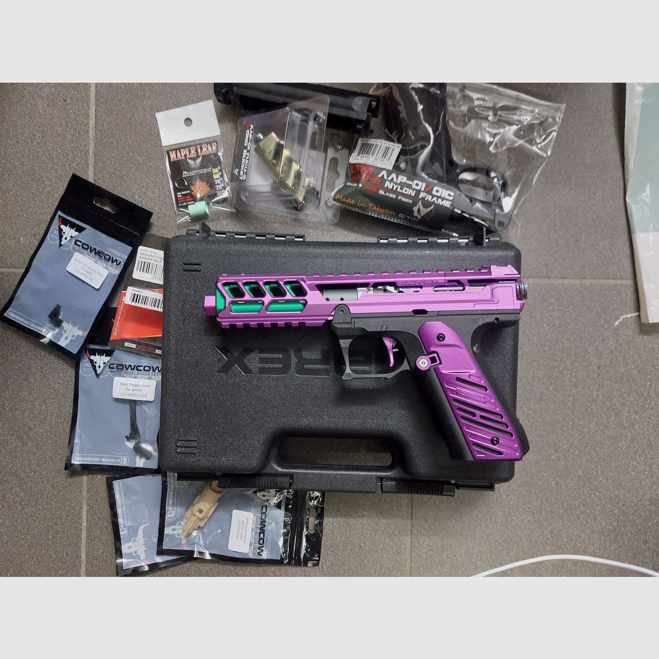 AAP-01 Externe Upgrades  - Joker Style - CTM Fuku 2 Upper, Custom CNC Aluminiumteile 