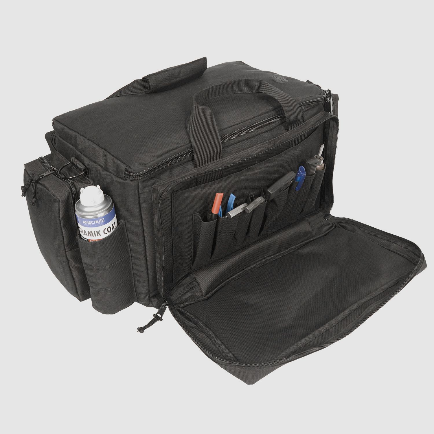 ahg-Anschütz Range Bag für Kurzwaffen und Zubehör (schwarz)