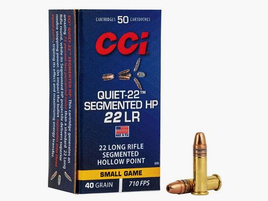 CCI Quiet-22 SHP 40grs 50St .22lr