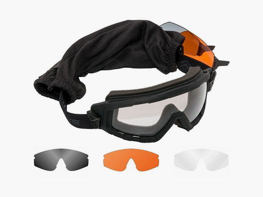 SwissEye G-TAC Airsoft Schutzbrille incl. 3 Gläser (schwarz)