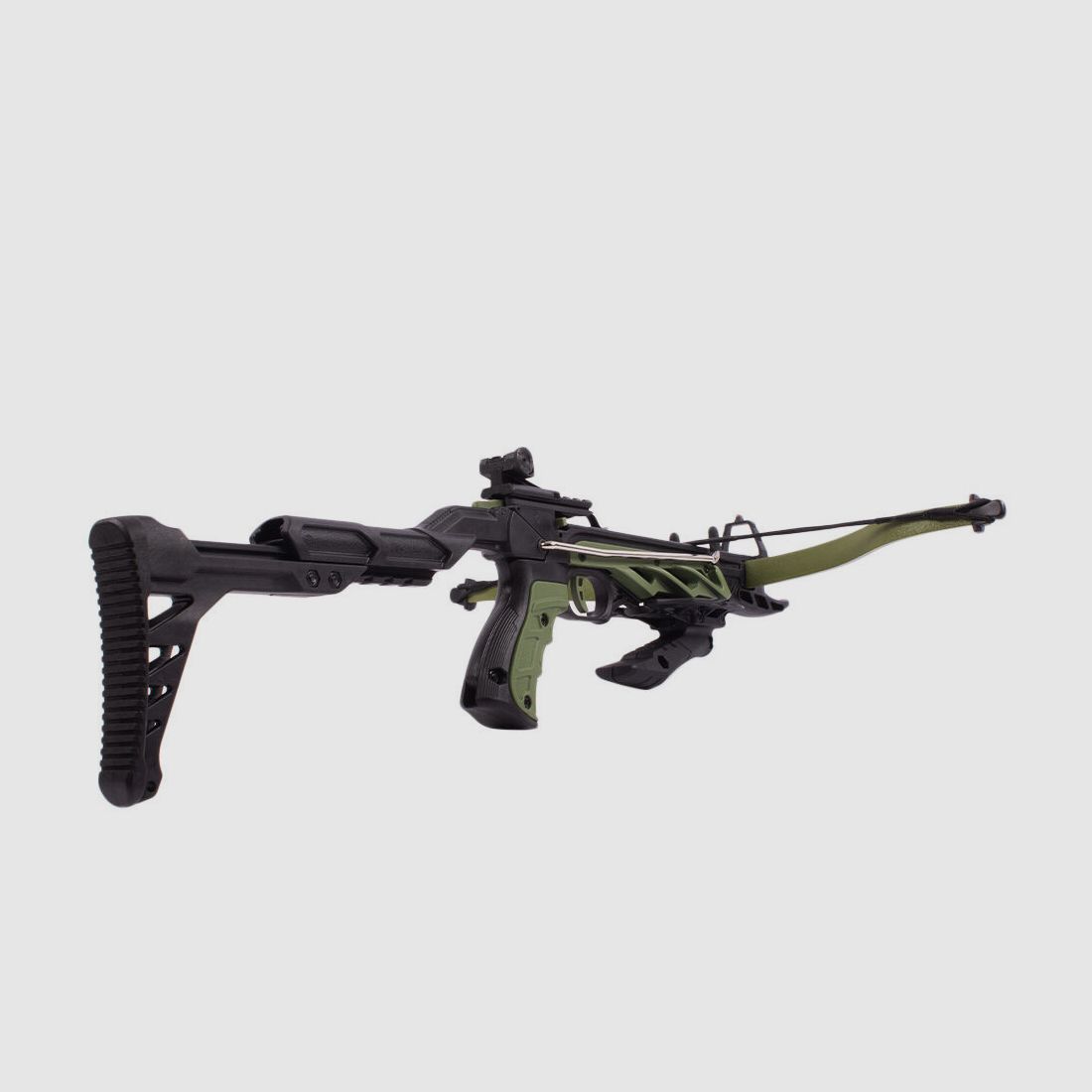 Man Kung Alligator 2 Pistolenarmbrust 80 lbs Dual Tone Oliv