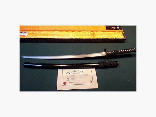 Shintai Katana mit Zertifikat 12xgefaltet mit echter Fischhauteinlage,top Zustand