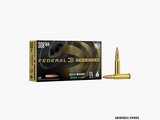 FEDERAL – MATCH 308 WIN 175GR HPBT SIER-GM308M2