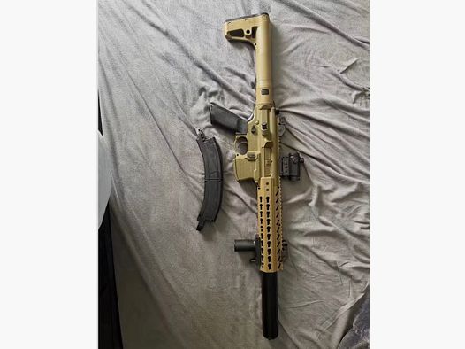 Sig Sauer MCX mit Red Dot CO2 Gewehr 