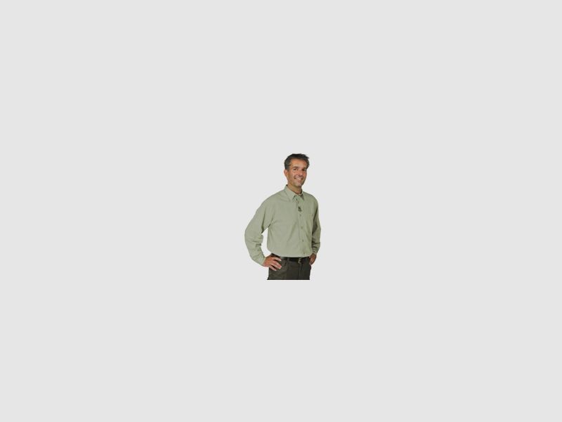 Hemd Chambray 1/1-Arm - Rehbock Stickerei