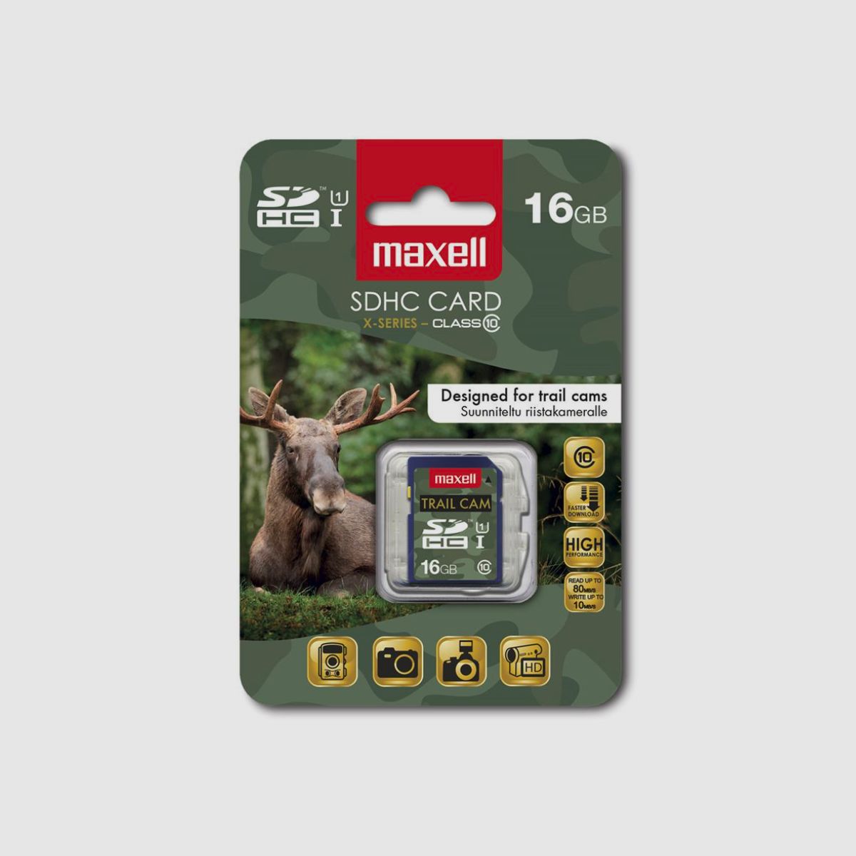 MAXELL scheda di memoria SDHC 16GB