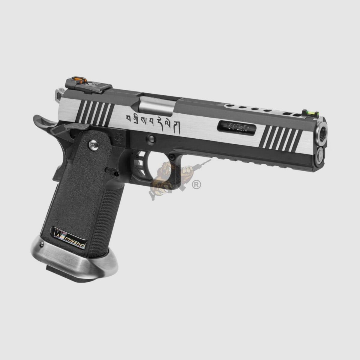WE Hi-Capa 6 Force A Silver Barrel Full Metal GBB -F-, Bild 1 von 6
