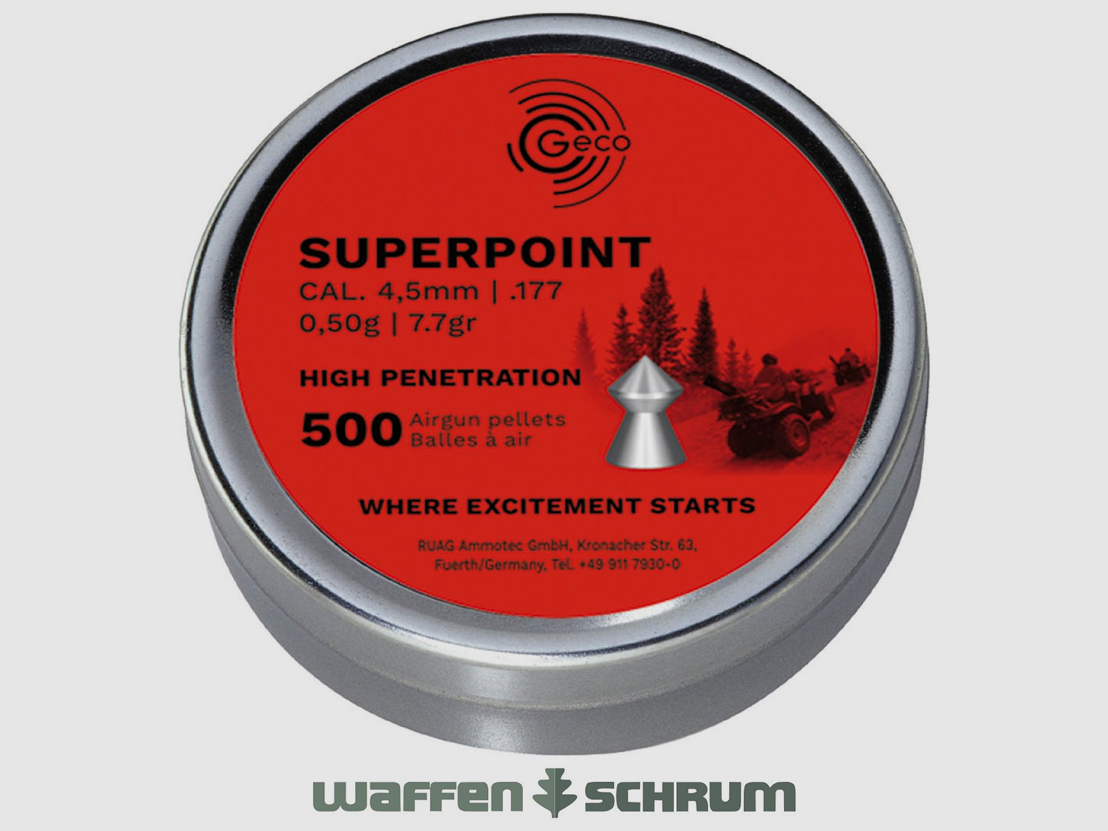 Geco Superpoint 0,5g 4,5mm
