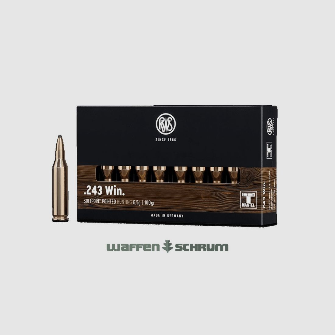 RWS TMS 6.5g - 100gr .243Win