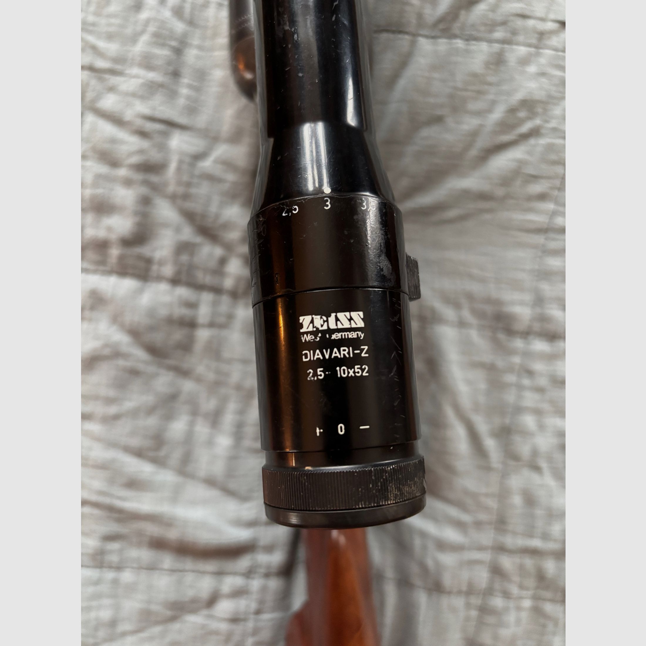 Merkel Drilling mit moderner ZF-Montage und LL-EL im Rehwildkaliber