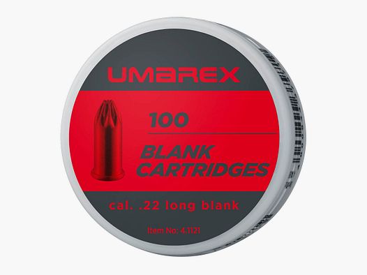 Umarex .22 long 100 schoten knalpatronen