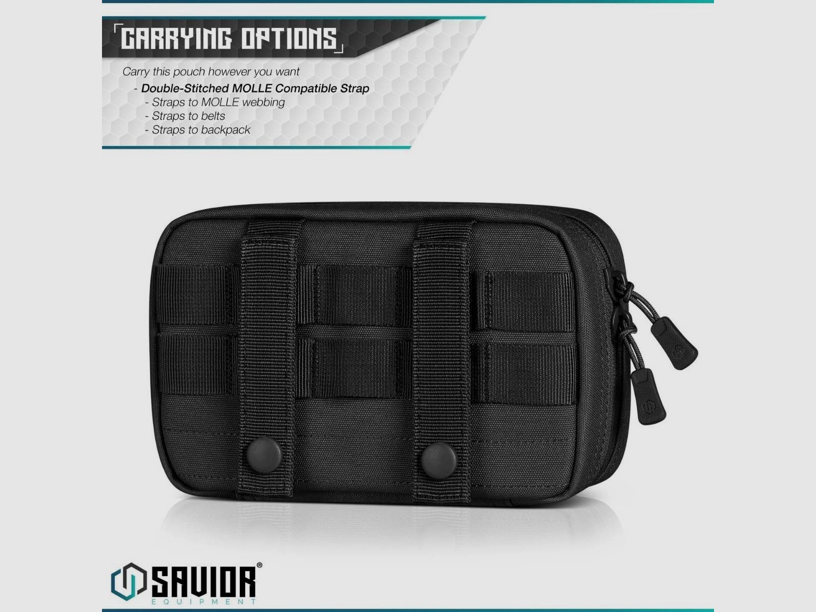 Savior - IFAK Buddy - Individuele medische tas - Zwart - SP-FD-IFAK8X5-BK, afbeelding 2 van 6