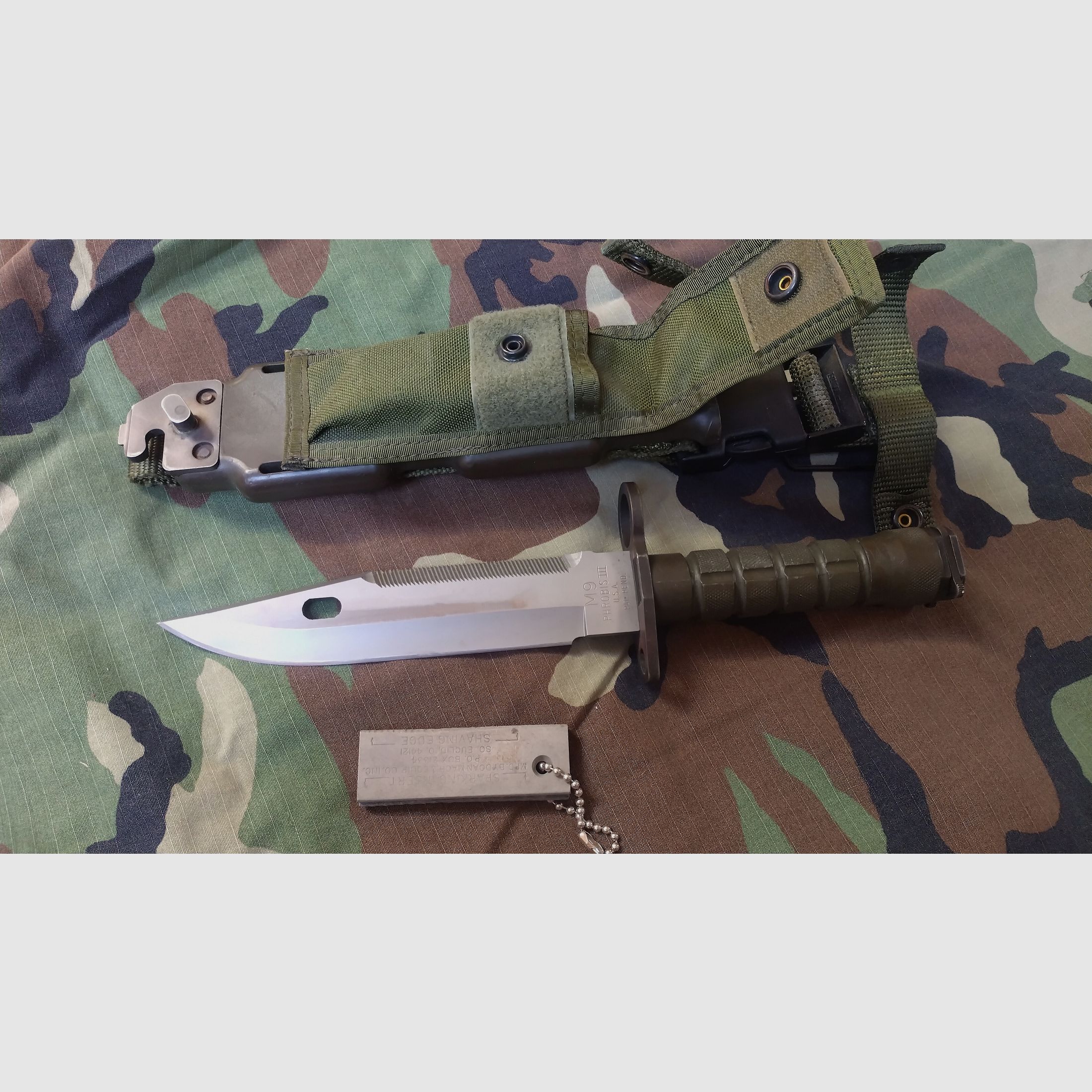 ORIGINAL M9 Phrobis III Bajonett US Army Bayonet