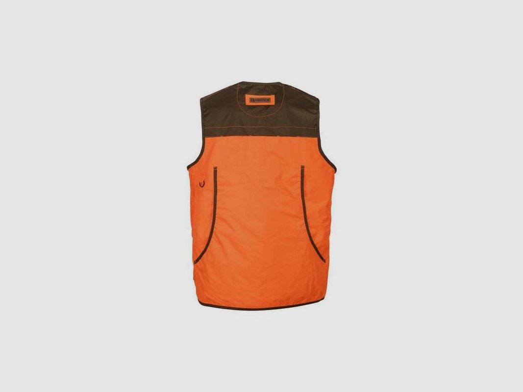 PERCUSSION Gilet Savane Orange, image 1 sur 2
