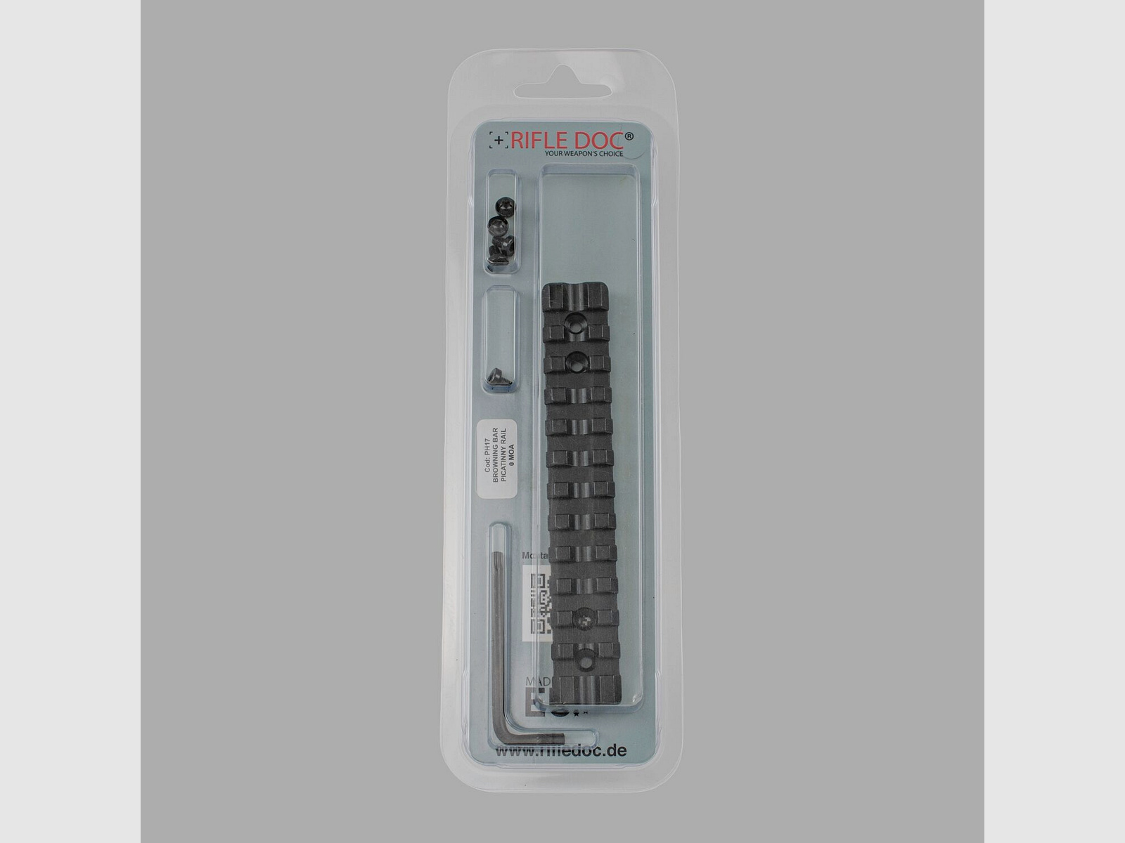 Rifle Doc Picatinny Weaver STEEL rail for BROWNING BAR | WINCHESTER SXR VULCAN | FABARM IRIS