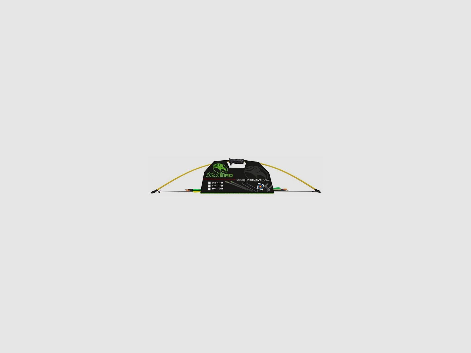 Kit Blackbird mit Bogen aus Fiberglas 112 cm 15 Pfund bereits montiert, Bild 2 von 2