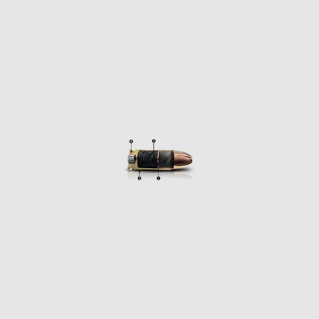 GECO Pistolenmunition 9mmLuger HEXAGON 50 Stk  124grs/8,0g