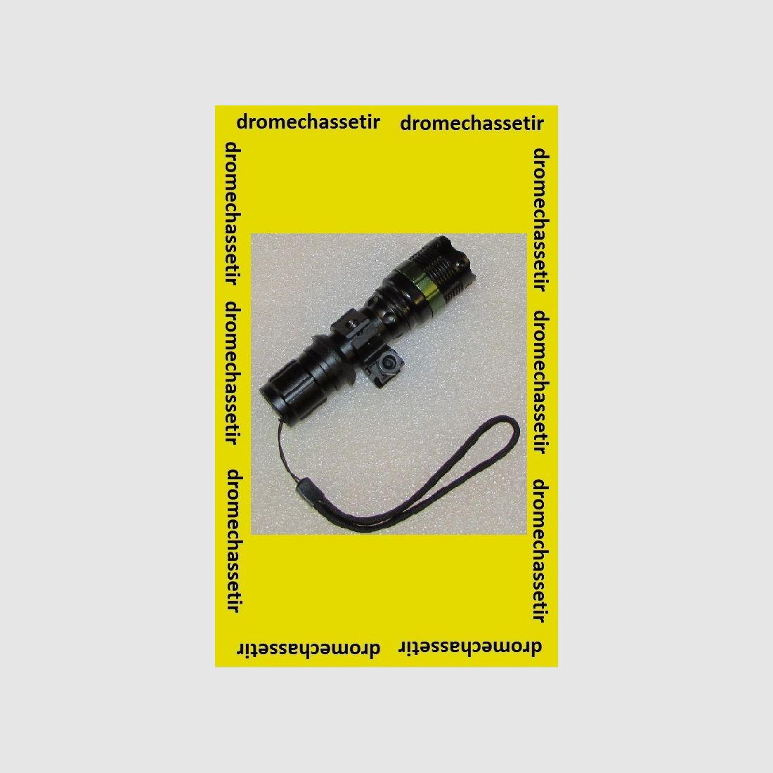 Lampenkit mit Zoom 1600 Lumen, mit Befestigungsring für Picatinny-Schiene