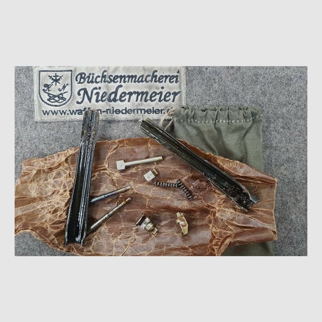 3 Nachkrieg Ersatzteilbeutel MG53 / MG42