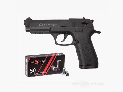 Ekol P92 Magnum Schreckschusspistol 9mmPAK Schwarz Platzpatronen