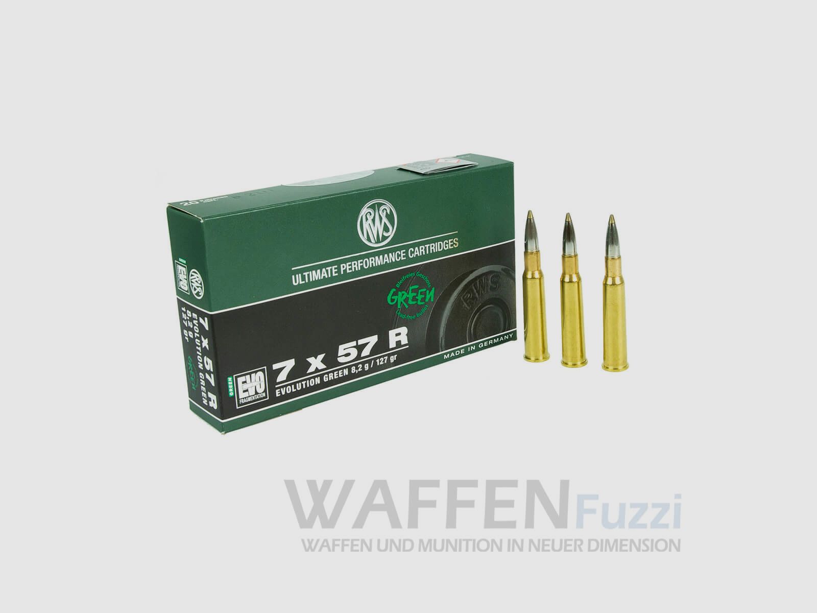 RWS 7x57R Evo verde 8,2g 20 colpi
