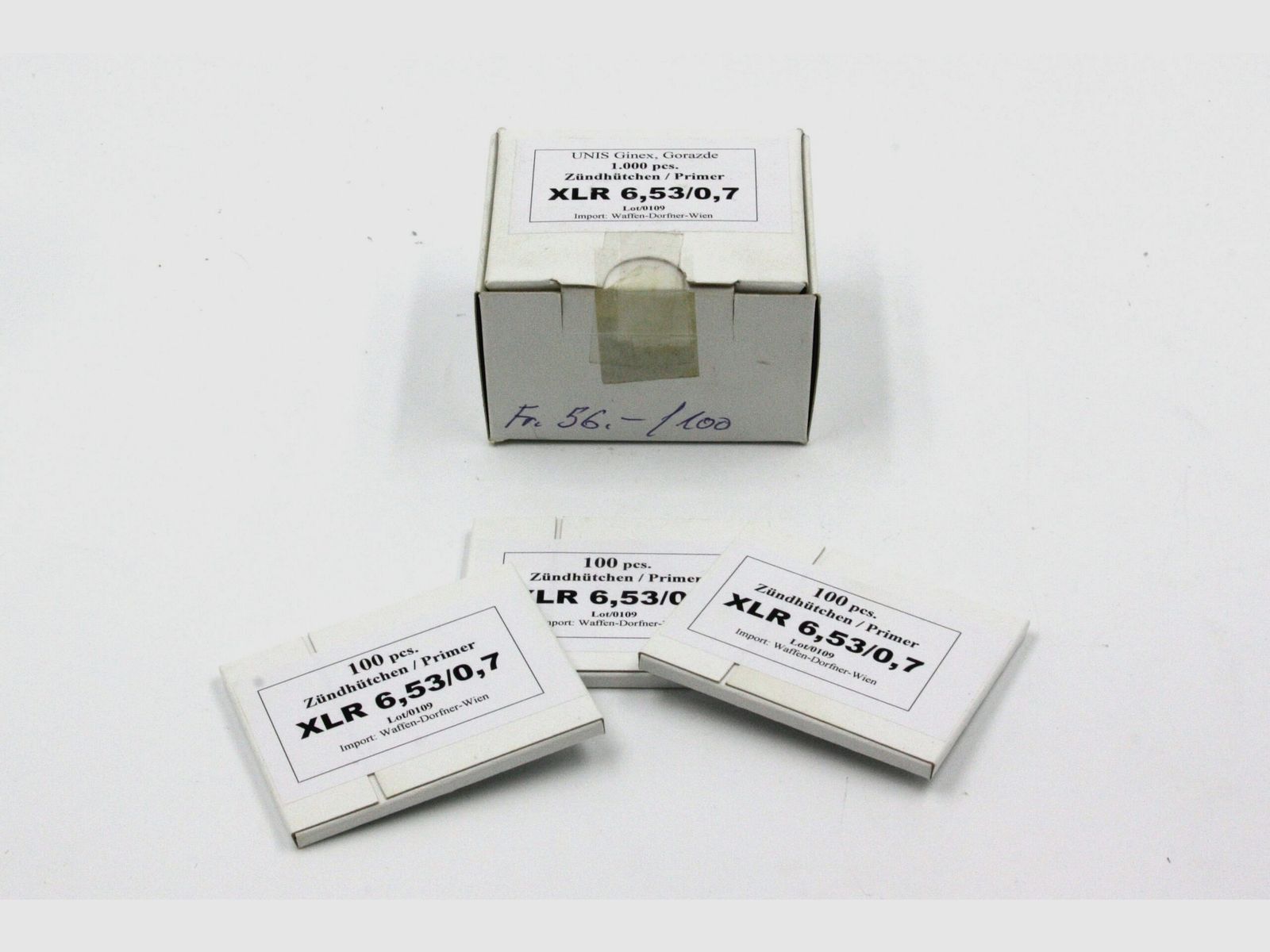 Primers Unis Ginex XLR 6.53/0.7, 100 pcs.