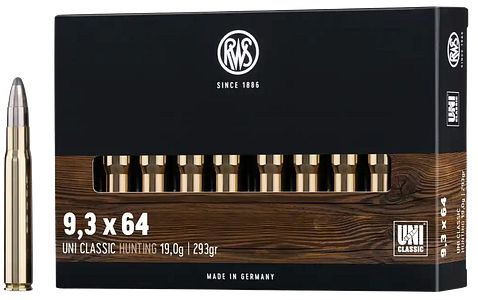 RWS 9,3x64 UNI Classic 19,0g/293grs.