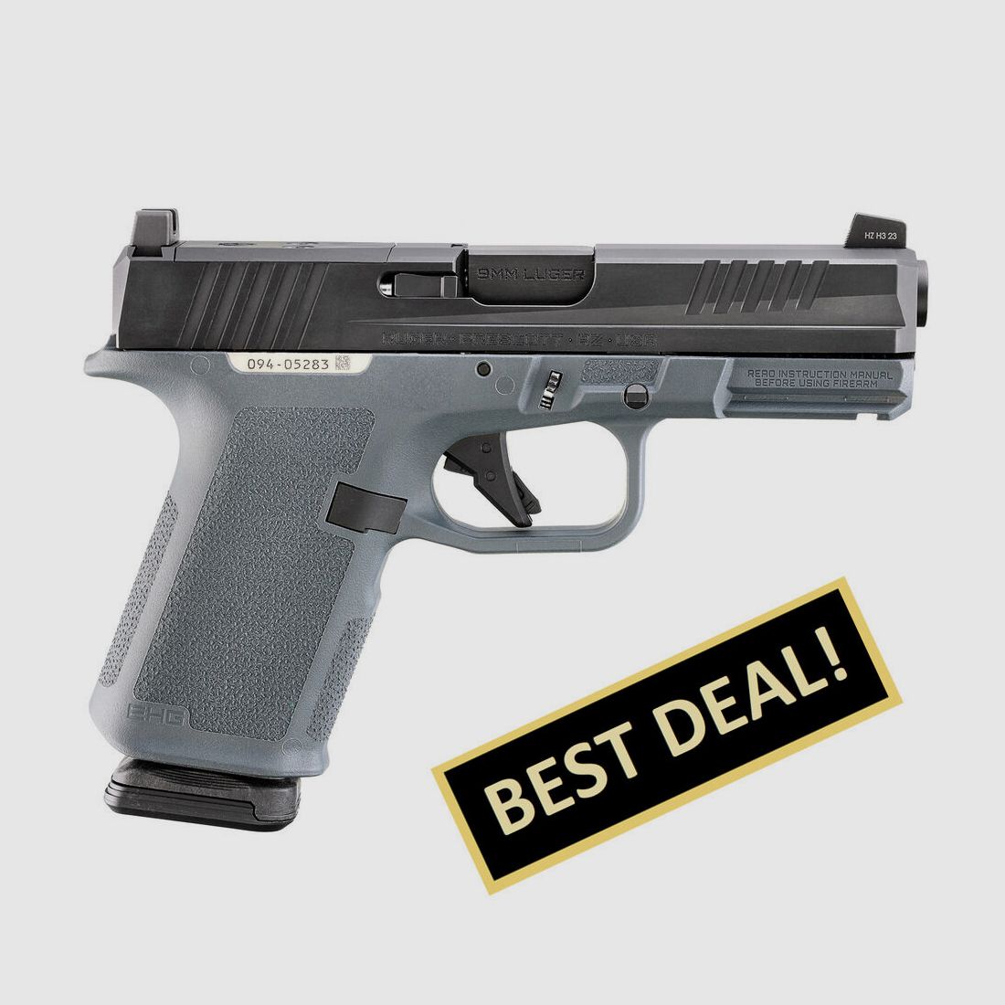 Ruger PISTOLE RXM 9MM LUGER 4,5"/11,4CM BLACK FNC NITRIDE - NON TRITIUM