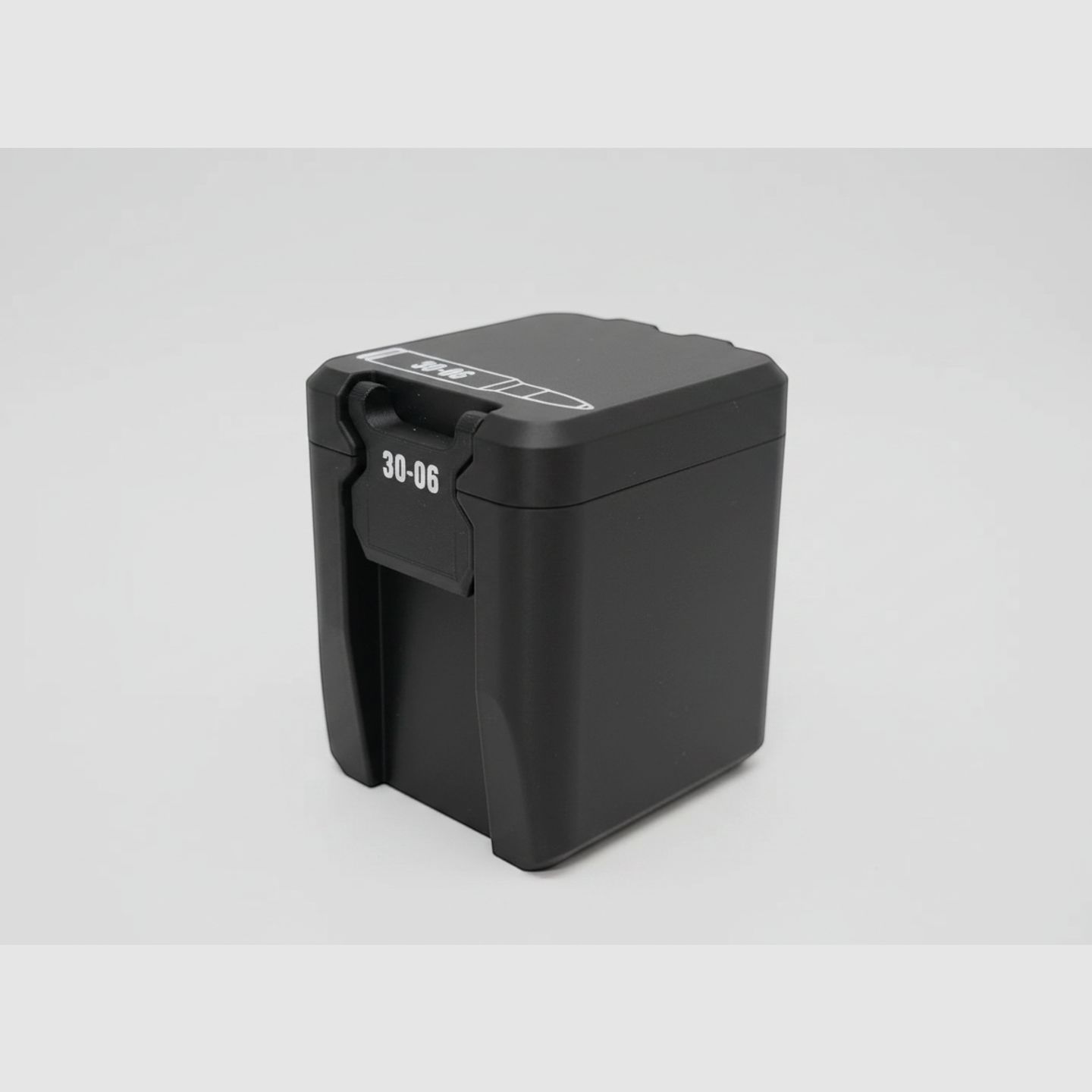 Filamelt ammunition box / 30-06 Springfield / 'folding / locking lid' / cartridge box, ammo box