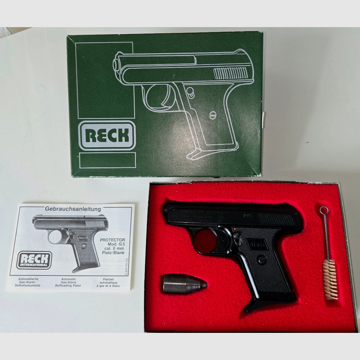 Reck Automatik Gas+Startpistole Modell G5, Kaliber 8mm 