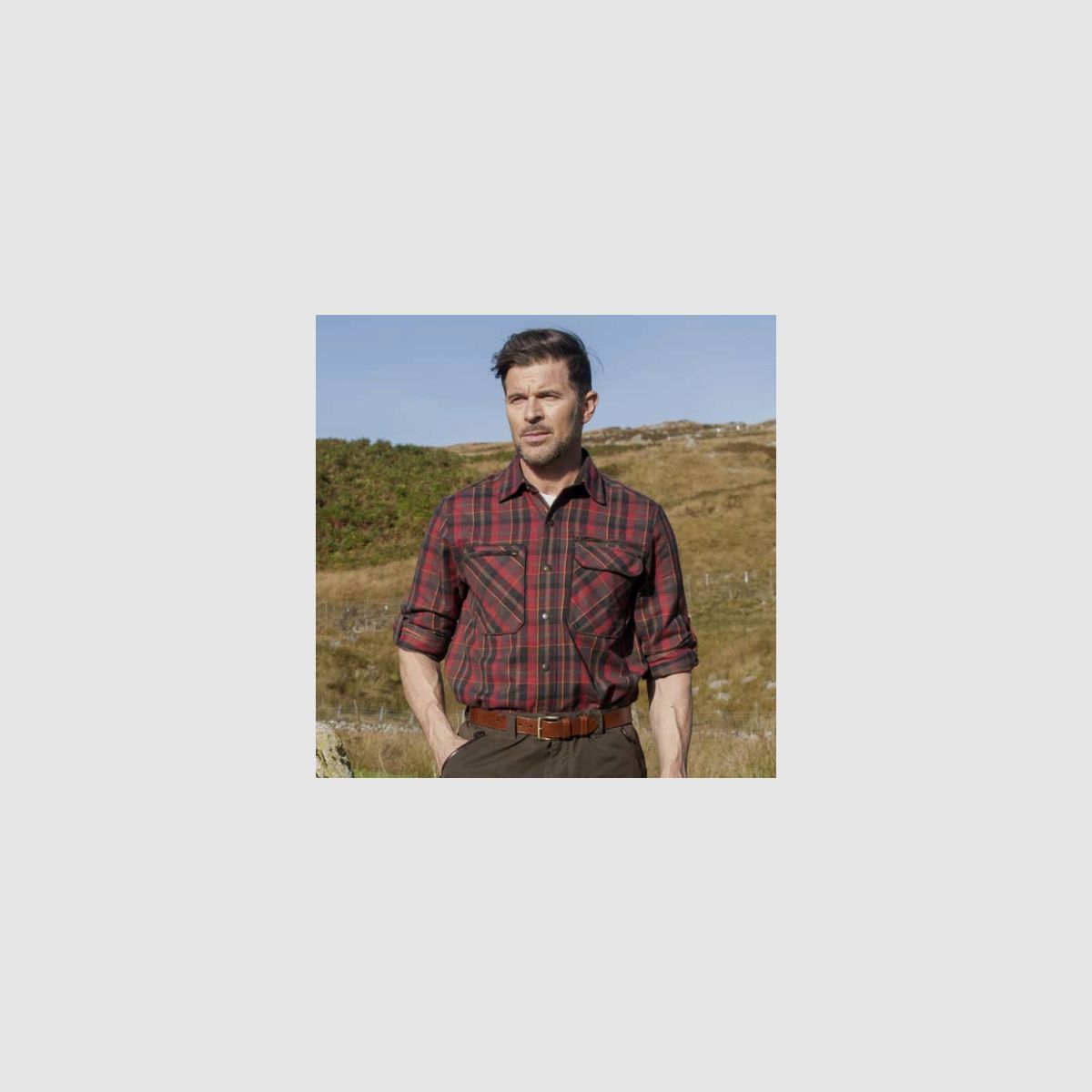 SHOOTERKING Greenland Shirt Langarm Hemd Rot