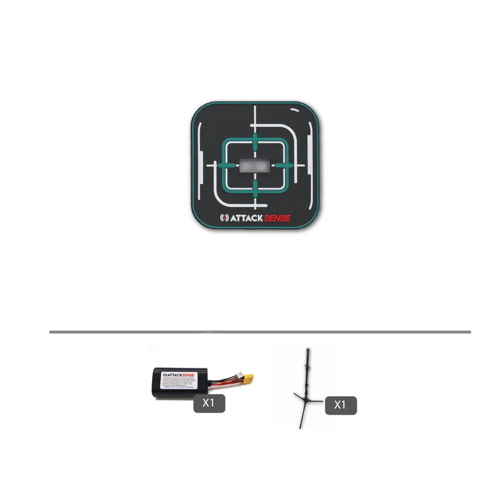 Diana Electrónica para Airsoft AttackSense Tamaño Mediano Alimentación Batería Soporte Pie